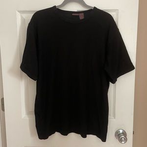 Vintage 90s Black Ribbed Tee